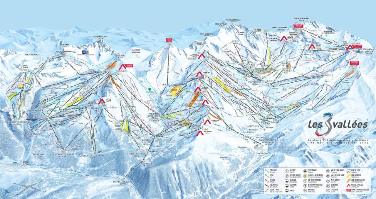 La Tania La Saboia Sleep 8 Private Sauna Lounge Dining 2 Bathrooms Kitchen 2 Balconies Ski In Out מראה חיצוני תמונה